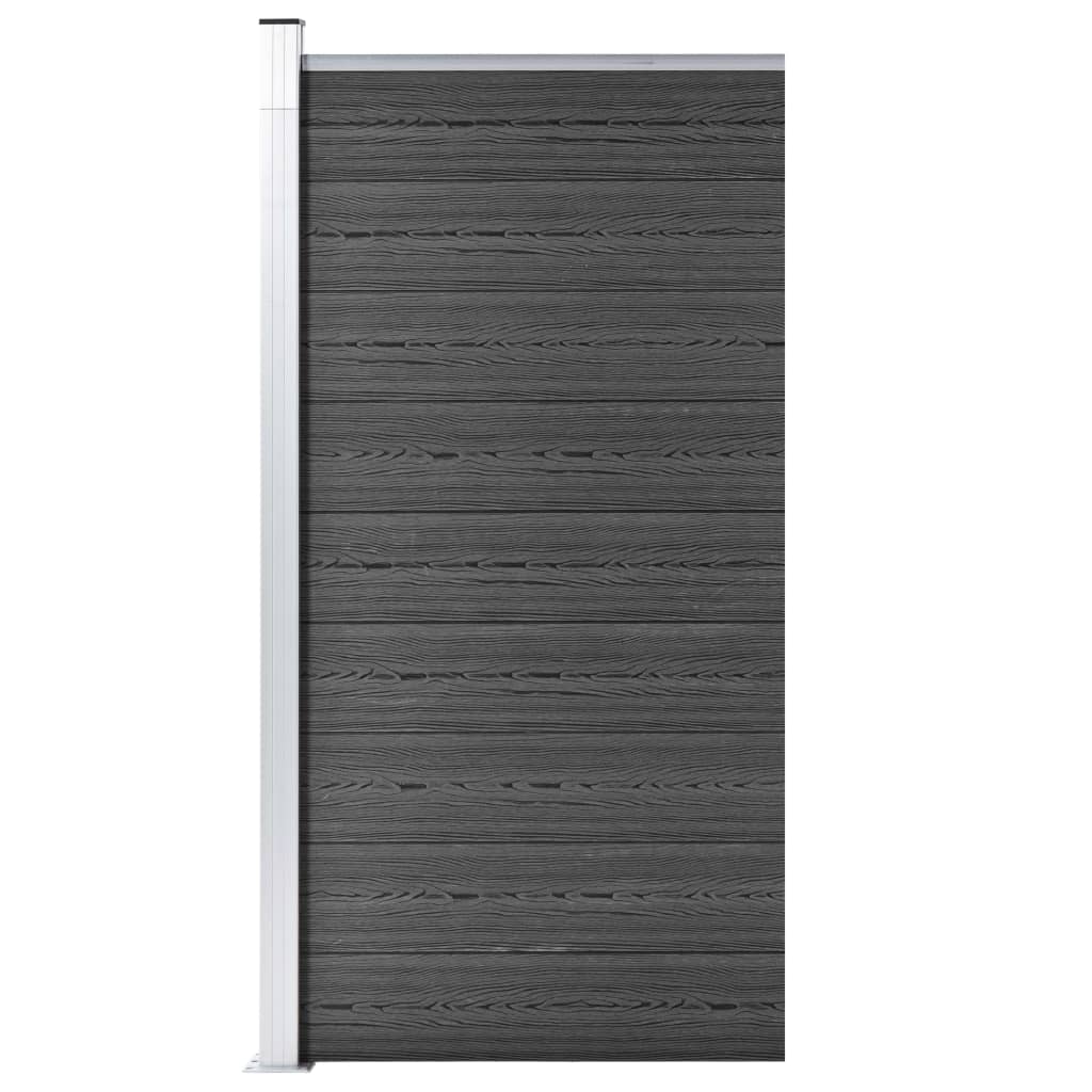 Aitapaneeli WPC 95x186 cm musta - Sisustajankoti.fi