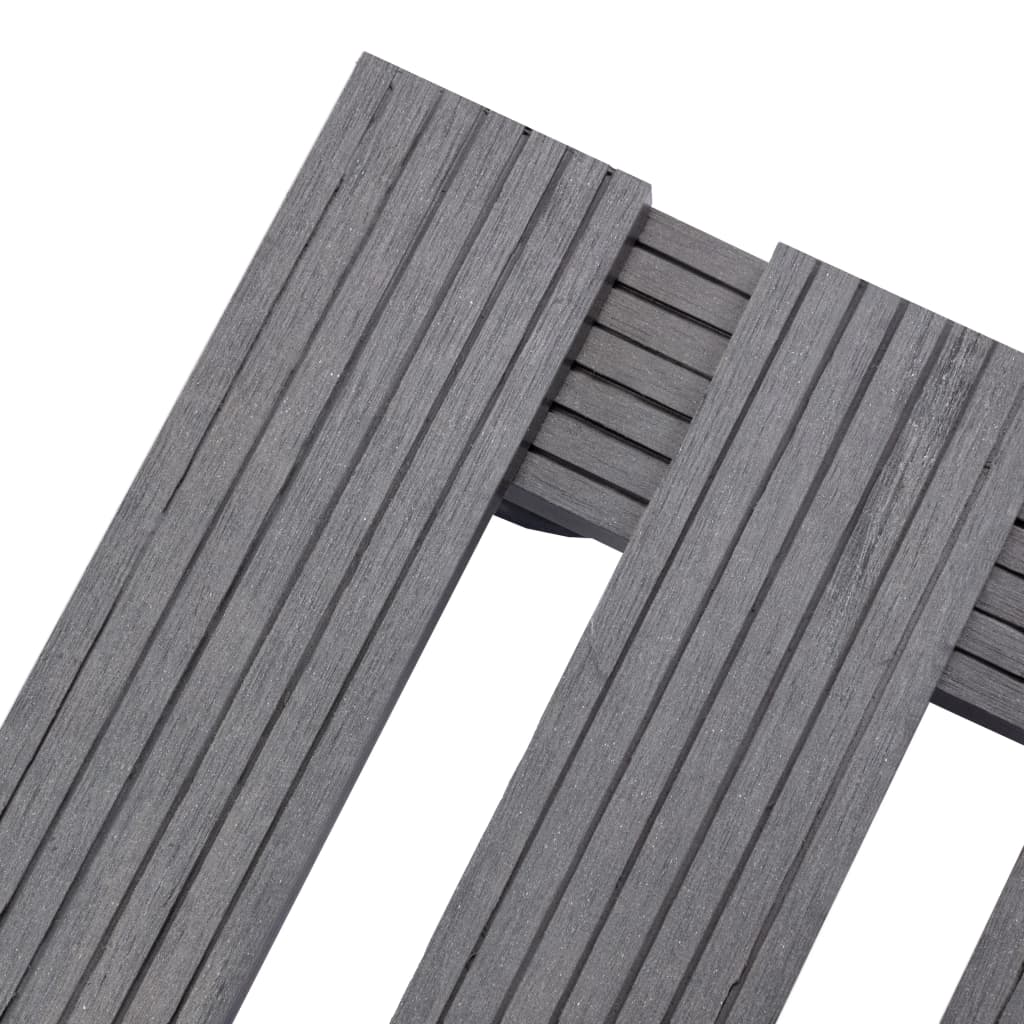 Kasvirullakot 2 kpl harmaa 30x30x7,5 cm WPC - Sisustajankoti.fi