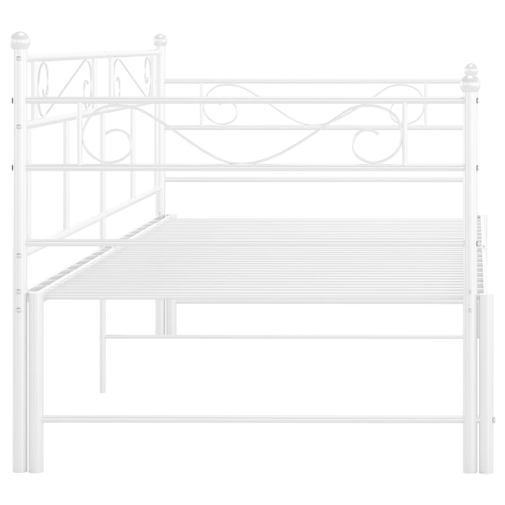 Vuodesohvan runko valkoinen metalli 90x200 cm - Sisustajankoti.fi