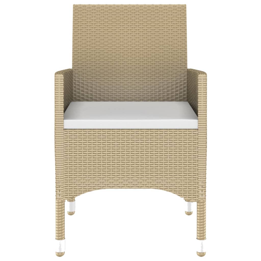 3-osainen Ulkoruokailuryhmä polyrottinki beige - Sisustajankoti.fi