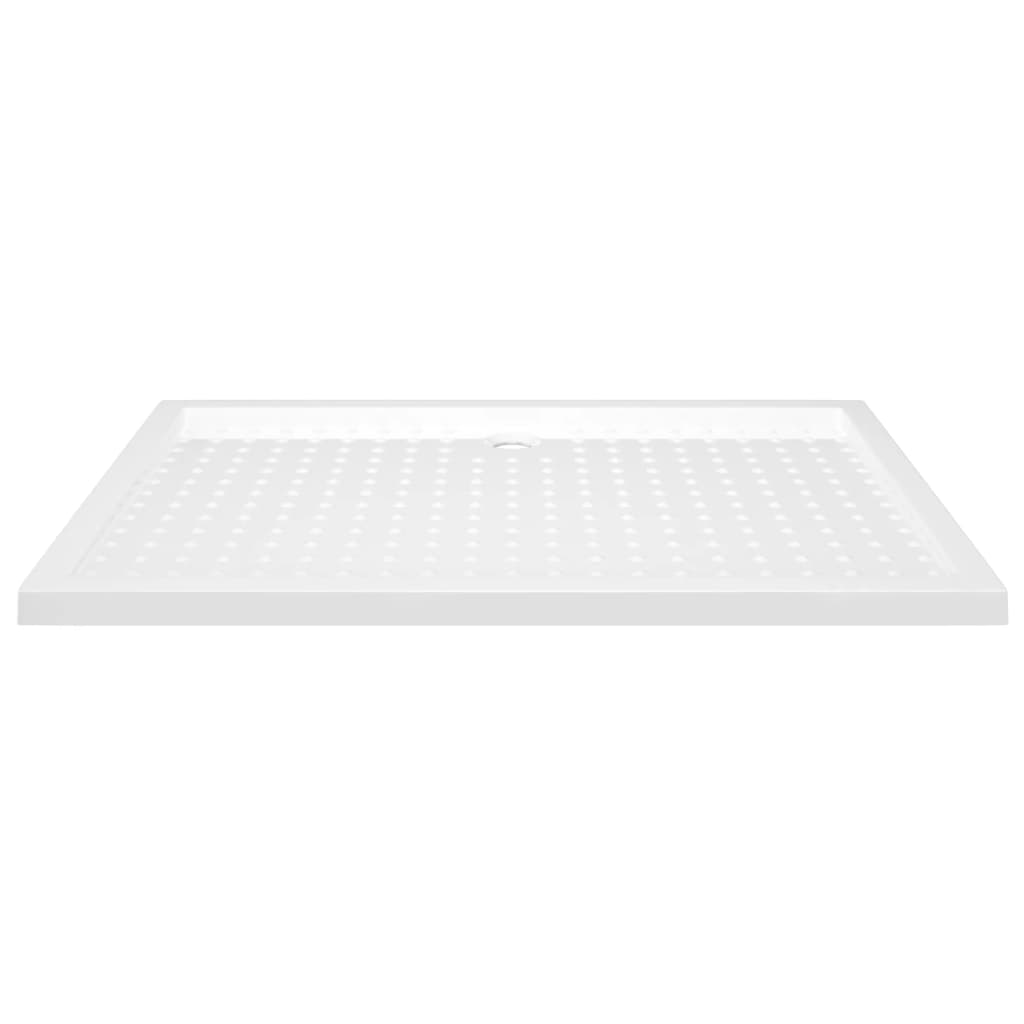 Suihkualusta valkoinen 80x120x4 cm ABS - Sisustajankoti.fi