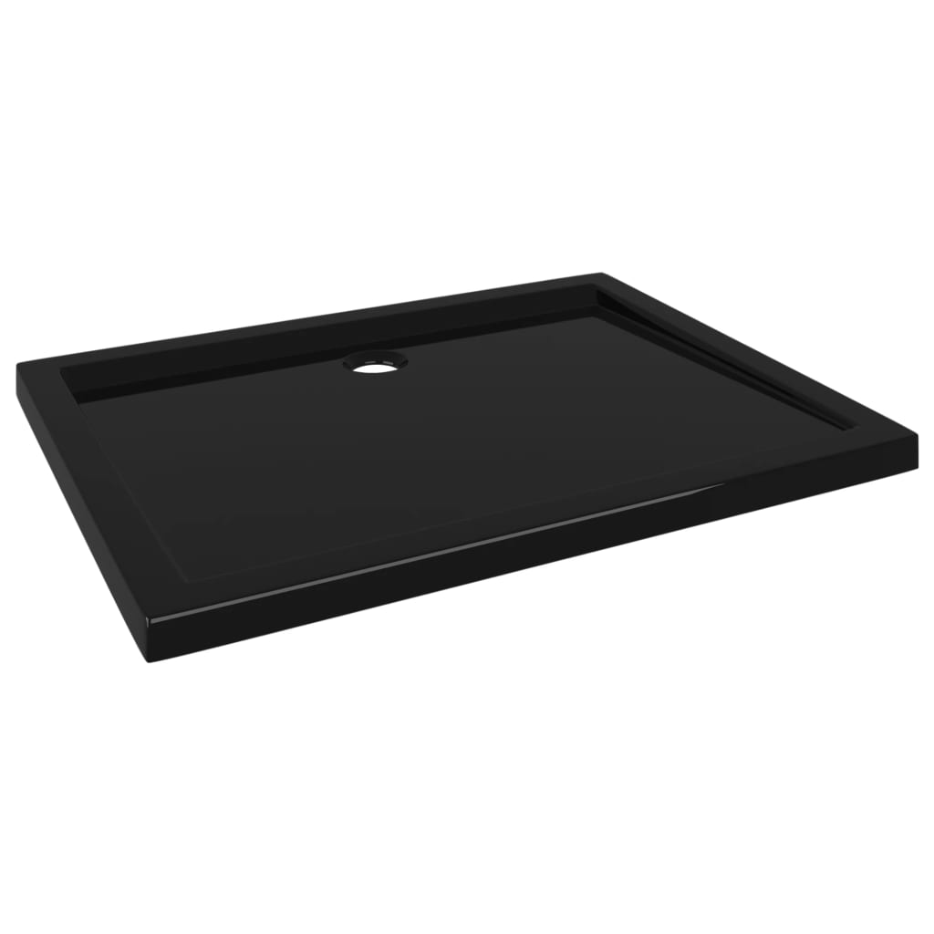 Suihkualusta suorakaide musta ABS 70x90 cm - Sisustajankoti.fi