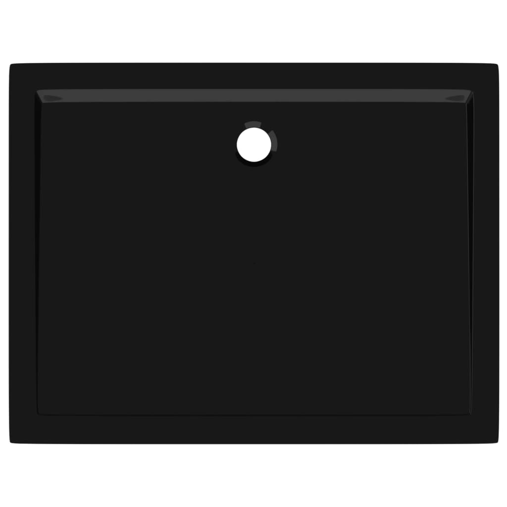 Suihkualusta suorakaide musta ABS 70x90 cm - Sisustajankoti.fi