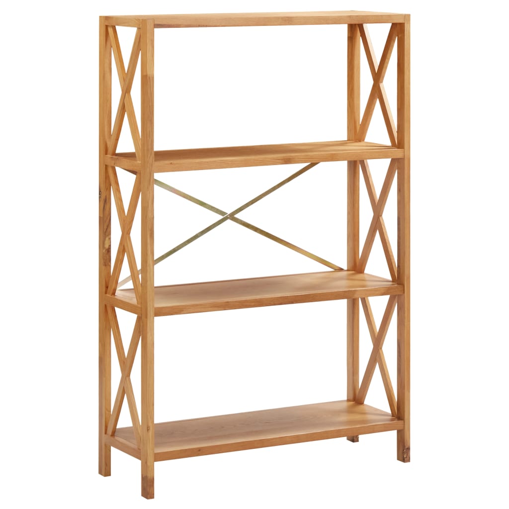 Kirjahylly 4 tasoa 80x30x125 cm täystammi - Sisustajankoti.fi