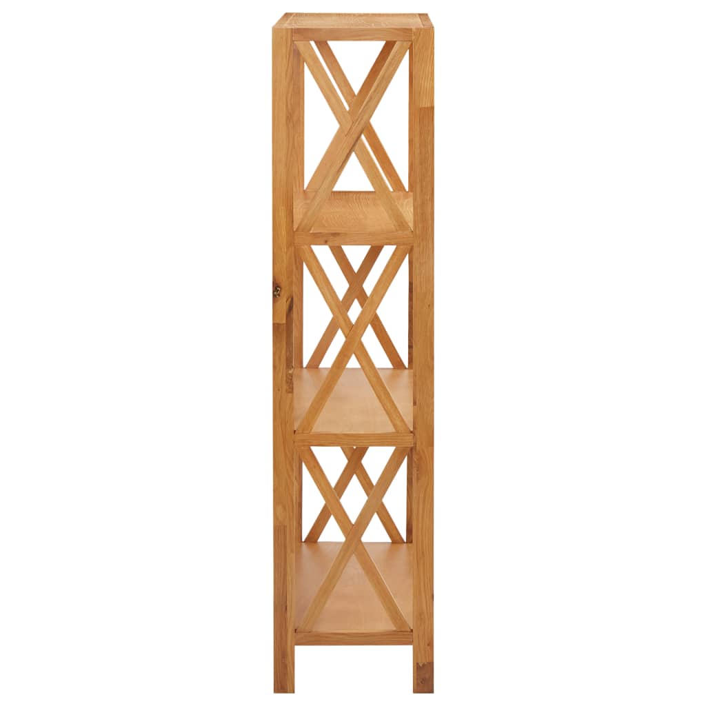 Kirjahylly 4 tasoa 80x30x125 cm täystammi - Sisustajankoti.fi