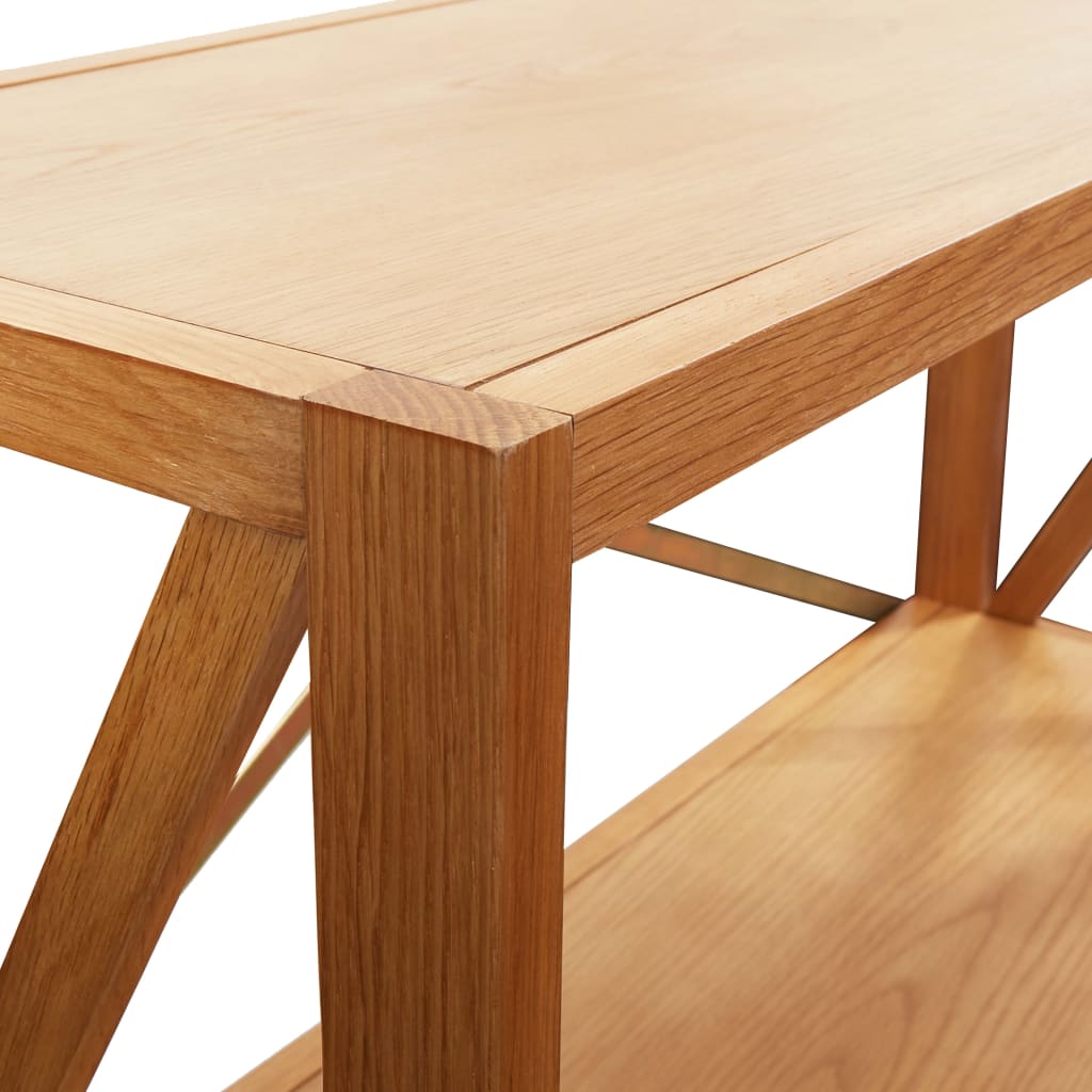 Kirjahylly 5 tasoa 80x30x163,5 cm täystammi - Sisustajankoti.fi