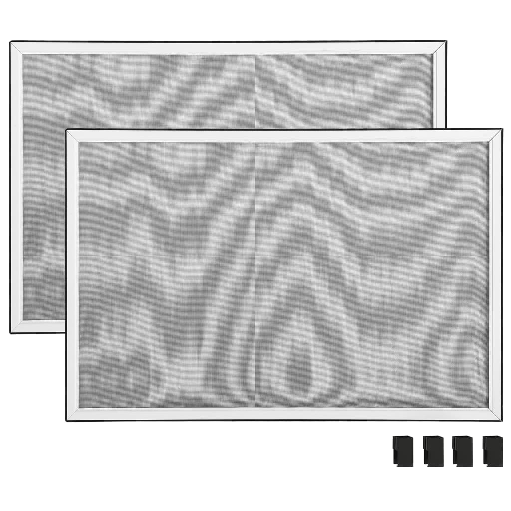Jatkettava hyönteisverkko ikkunaan valkoinen (75-143)x50 cm - Sisustajankoti.fi