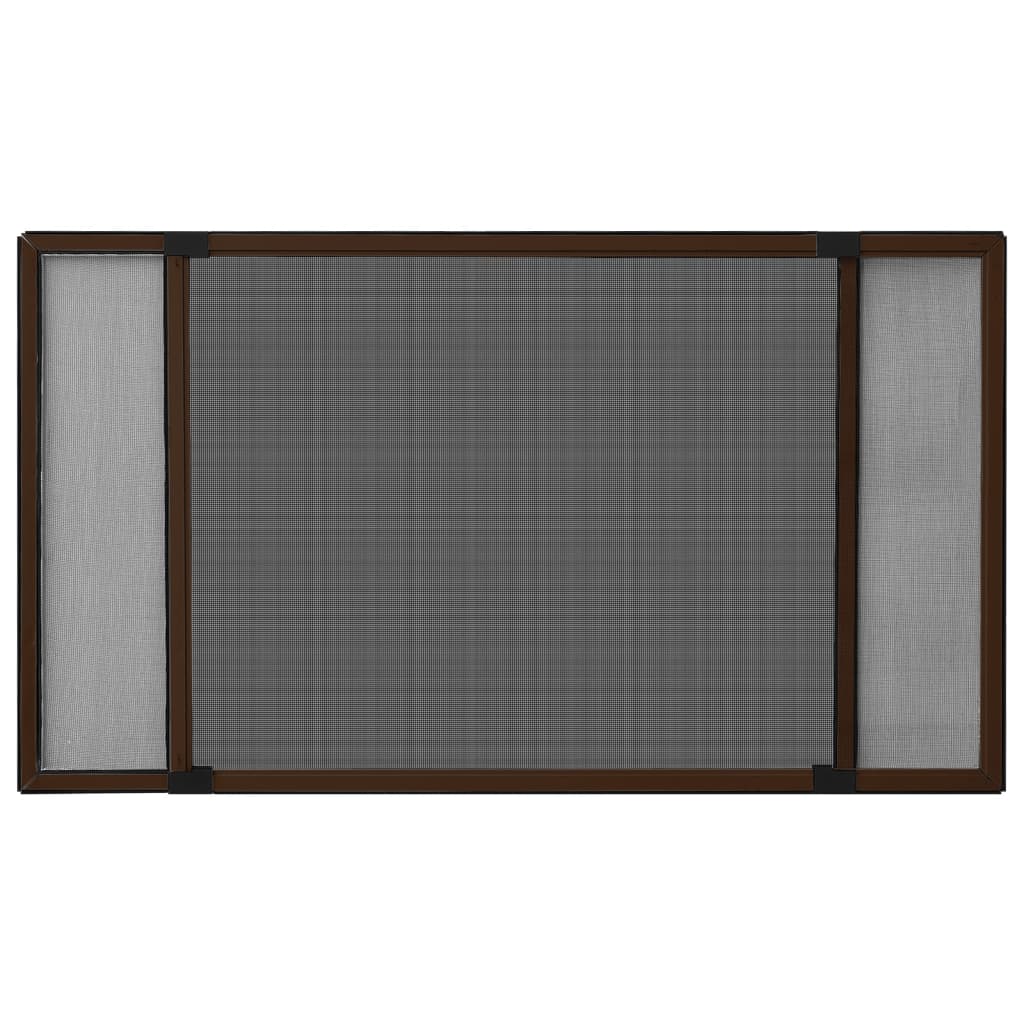 Jatkettava hyönteisverkko ikkunaan ruskea (75-143)x50 cm - Sisustajankoti.fi