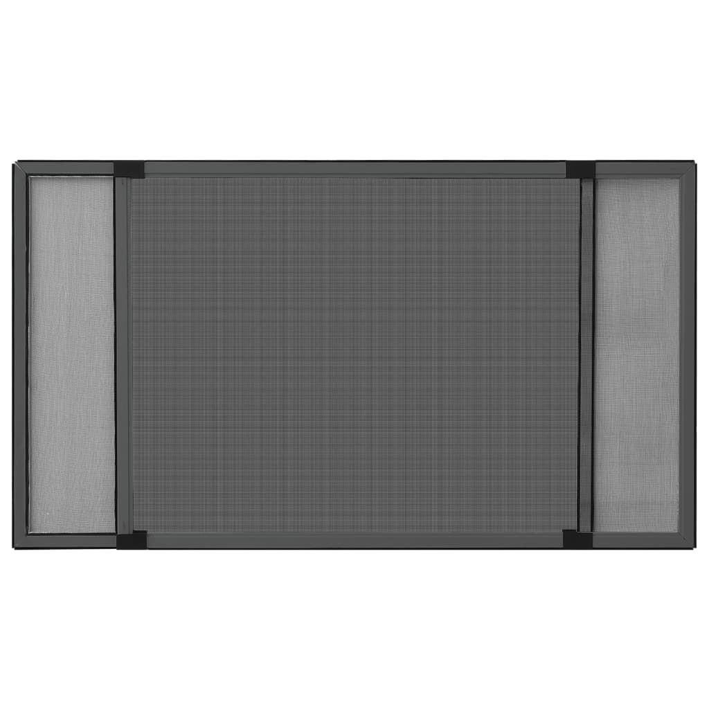 Jatkettava hyönteisverkko ikkunaan antrasiitti (75-143)x50 cm - Sisustajankoti.fi