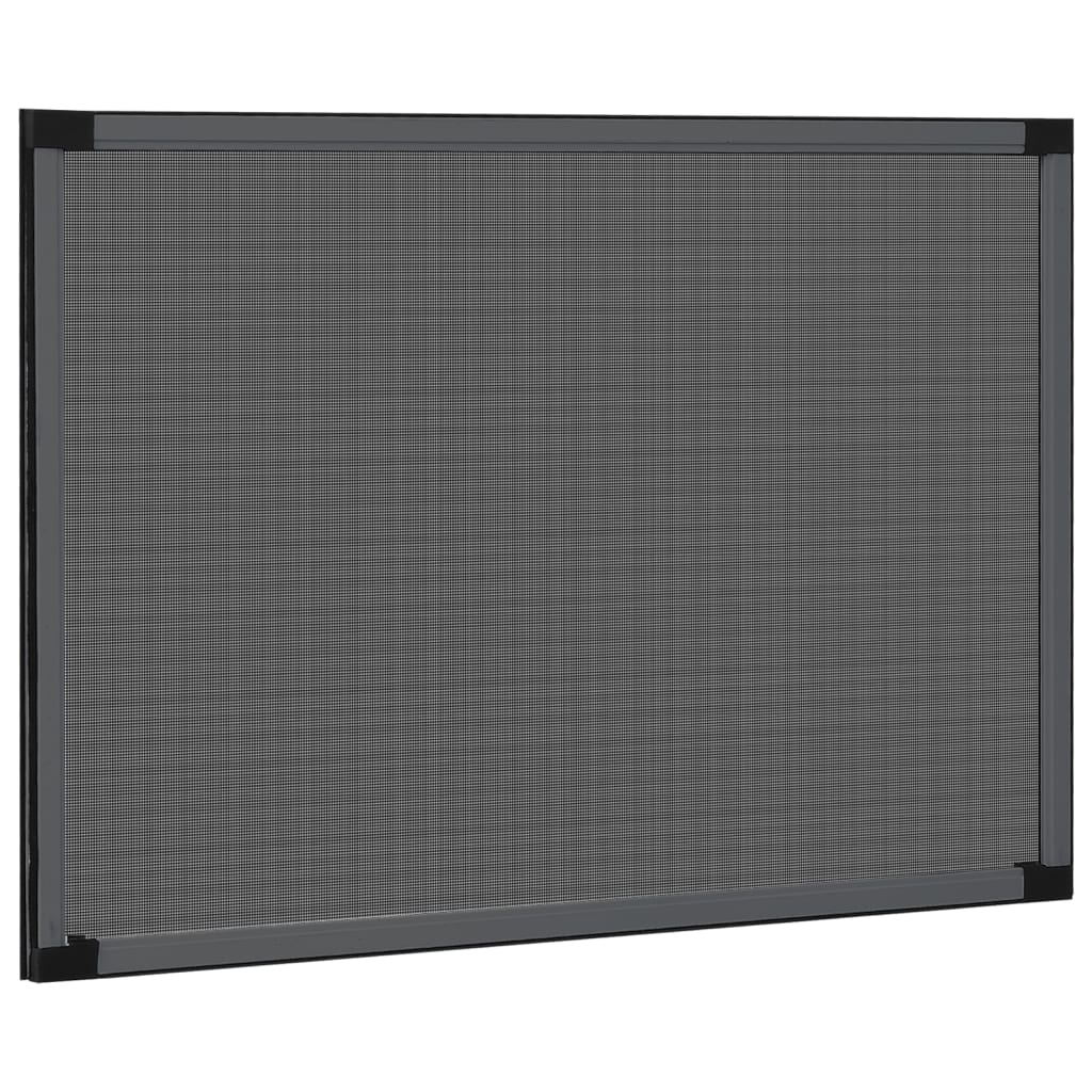 Jatkettava hyönteisverkko ikkunaan antrasiitti (75-143)x50 cm - Sisustajankoti.fi