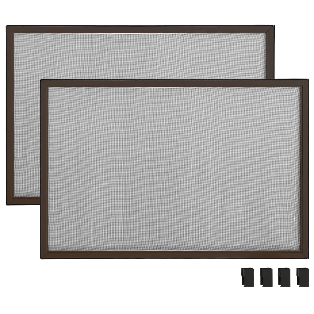 Jatkettava hyönteisverkko ikkunaan ruskea (100-193)x75 cm - Sisustajankoti.fi