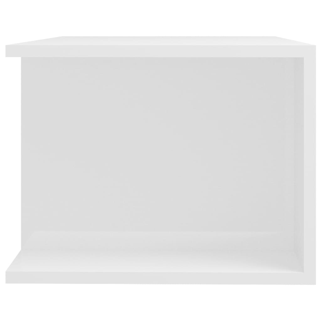 TV-taso LED-valoilla korkeakiilto valkoinen 90x39x30 cm - Sisustajankoti.fi