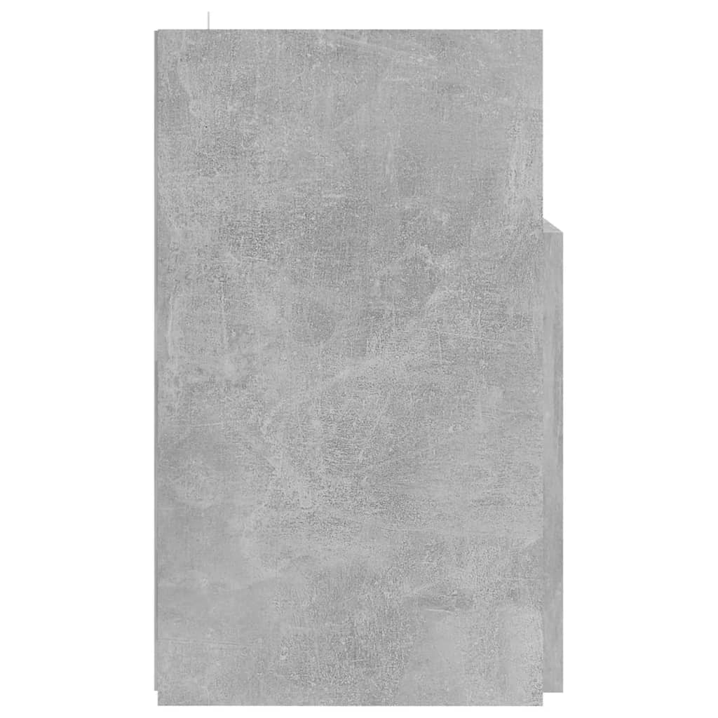 TV-taso LED-valoilla betoninharmaa 120x30x50 cm - Sisustajankoti.fi