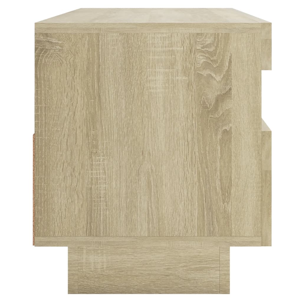 TV-taso LED-valoilla Sonoma-tammi 100x35x40 cm - Sisustajankoti.fi
