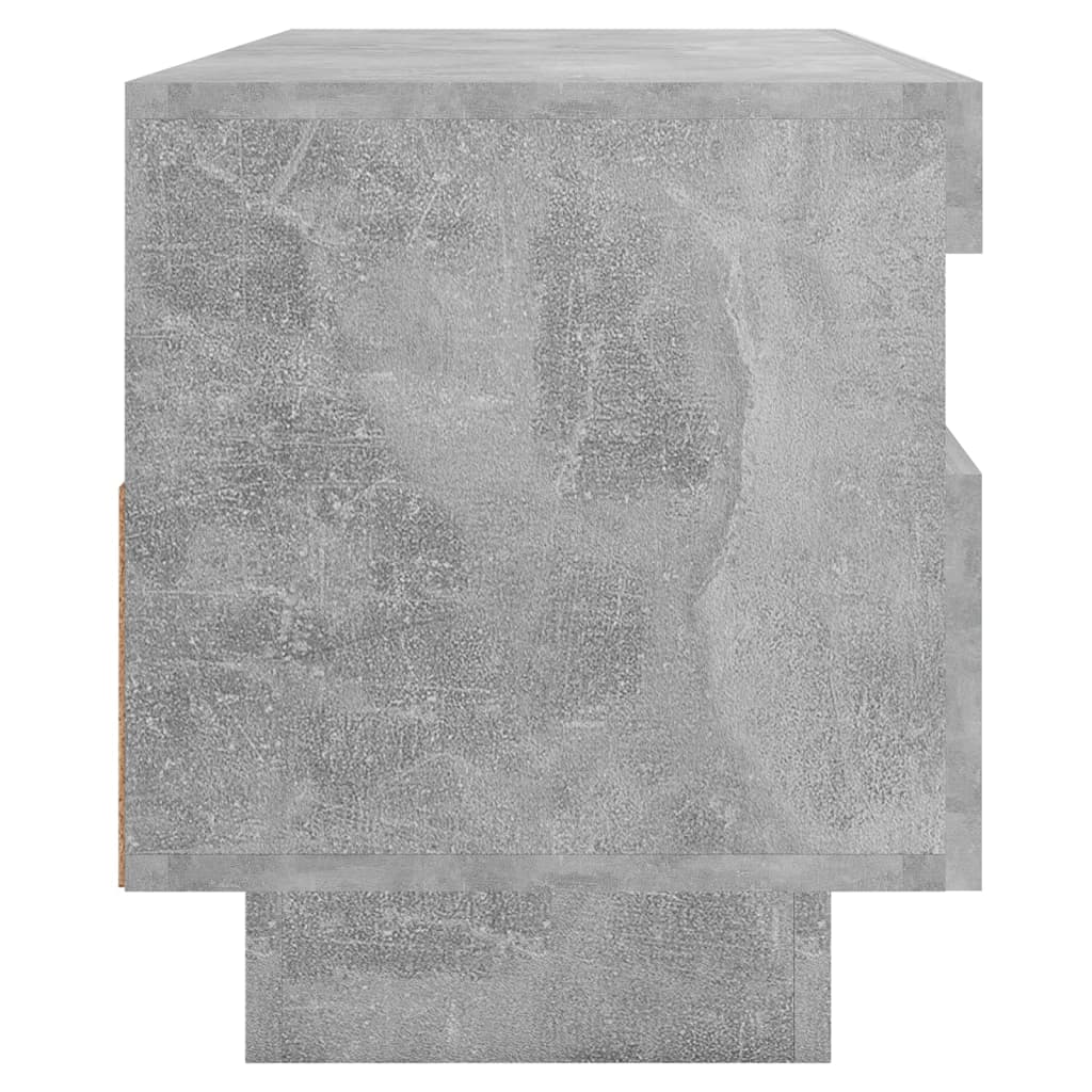 TV-taso LED-valoilla betoninharmaa 100x35x40 cm - Sisustajankoti.fi