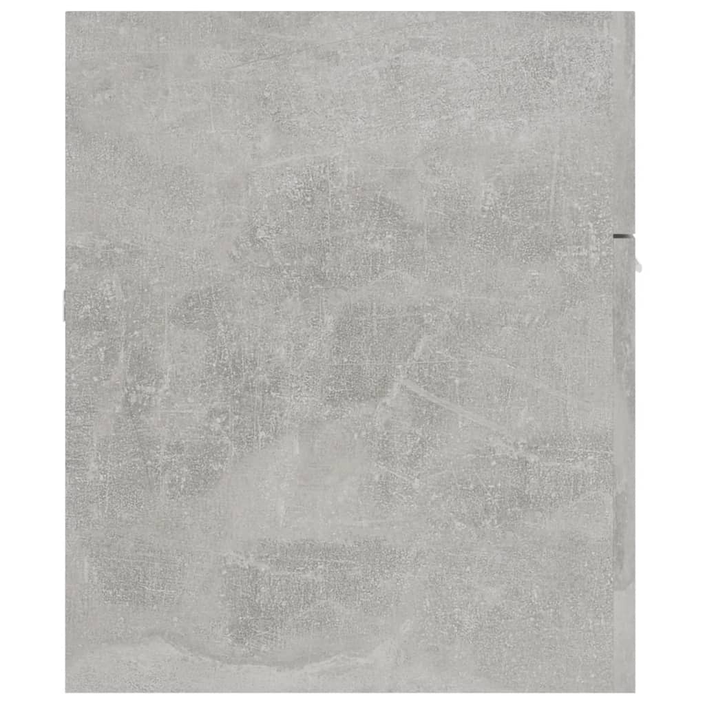 Allaskaappi betoninharmaa 100x38,5x46 cm lastulevy - Sisustajankoti.fi