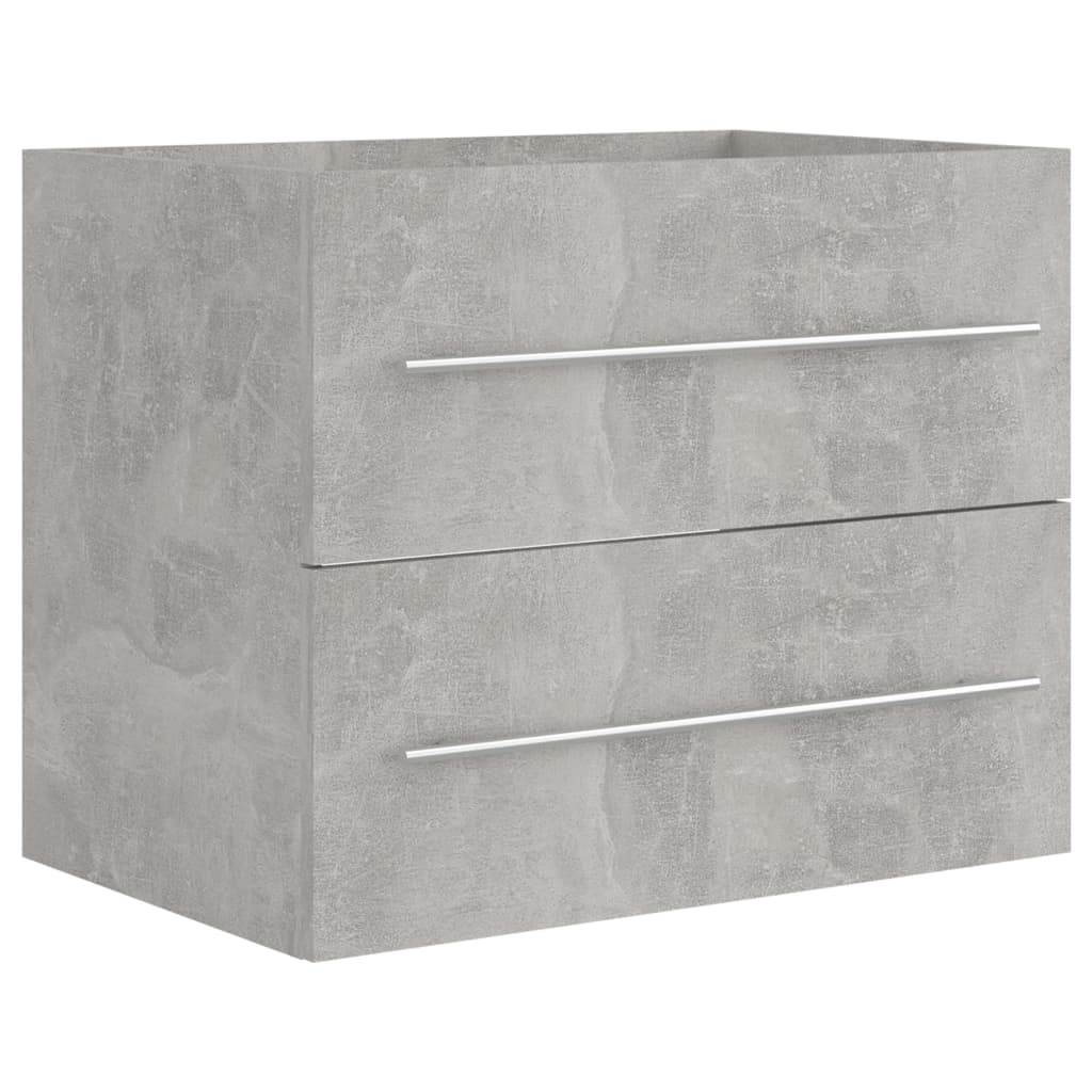 Allaskaappi betoninharmaa 60x38,5x48 cm lastulevy - Sisustajankoti.fi