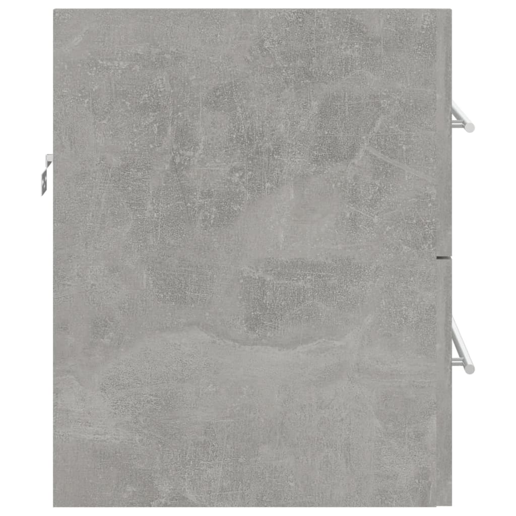 Allaskaappi betoninharmaa 60x38,5x48 cm lastulevy - Sisustajankoti.fi