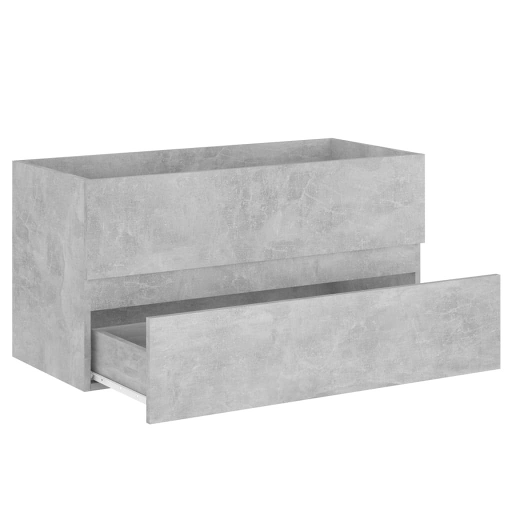 Allaskaappi betoninharmaa 90x38,5x45 cm - Sisustajankoti.fi