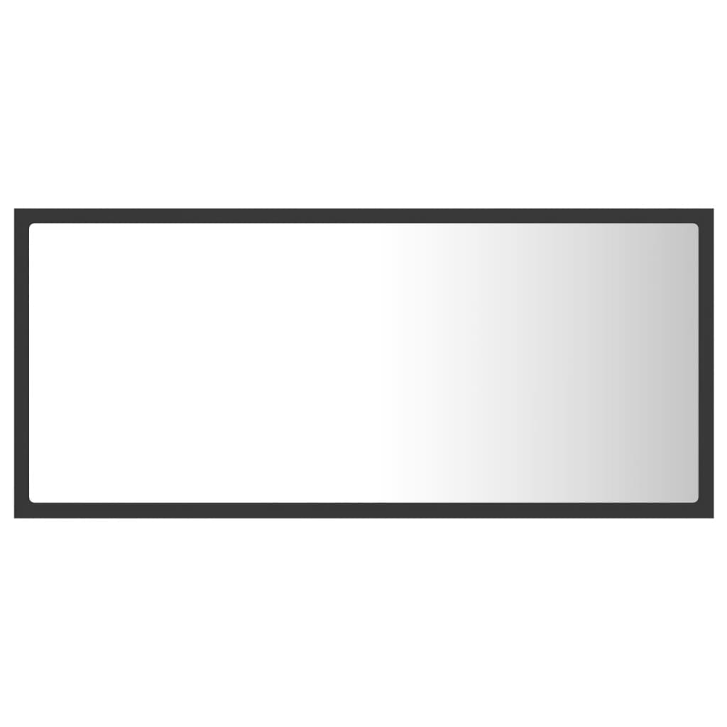Kylpyhuonepeili LED harmaa 90x8,5x37 cm - Sisustajankoti.fi