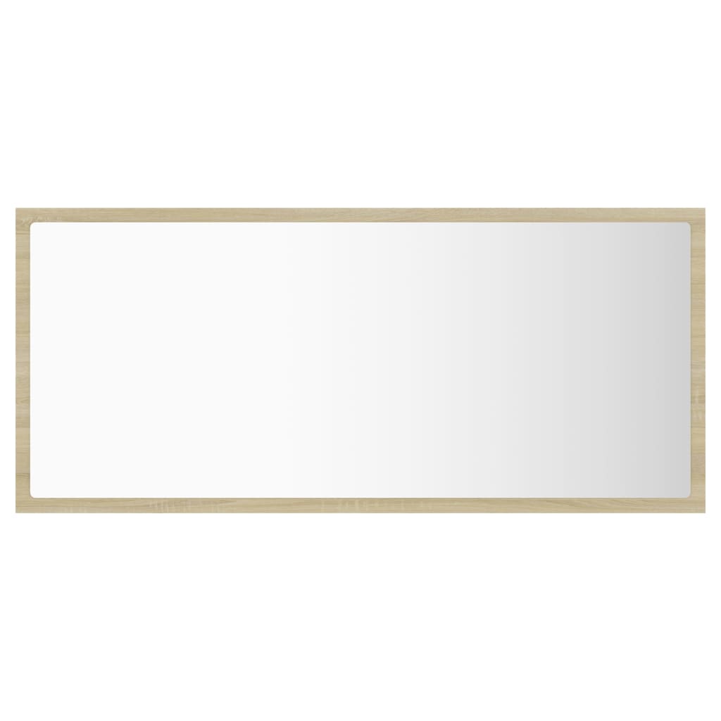 Kylpyhuonepeili LED Sonoma tammi 90x8,5x37 cm - Sisustajankoti.fi