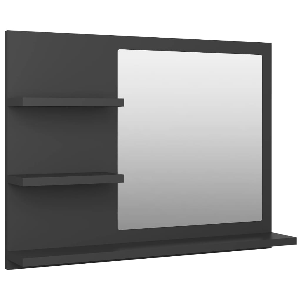Kylpyhuonepeili harmaa 60x10,5x45 cm - Sisustajankoti.fi