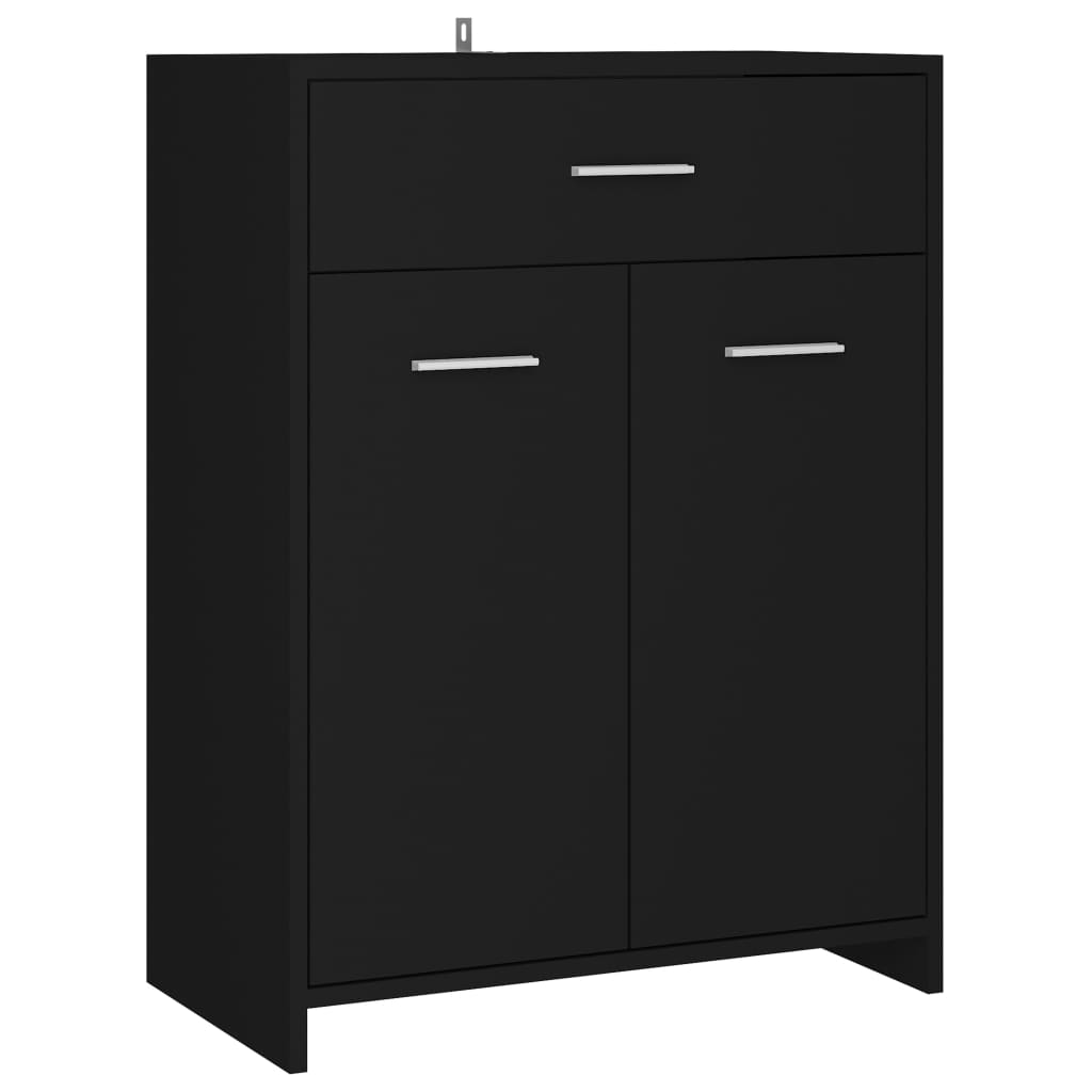 Kylpyhuonekaappi musta 60x33x80 cm - Sisustajankoti.fi