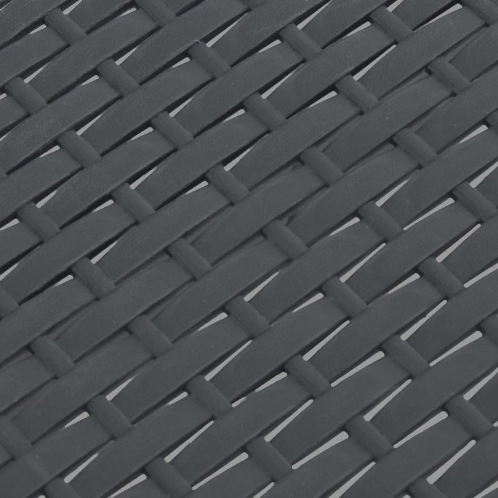 Puutarhapöytä antrasiitti 58x58x41 cm PP - Sisustajankoti.fi