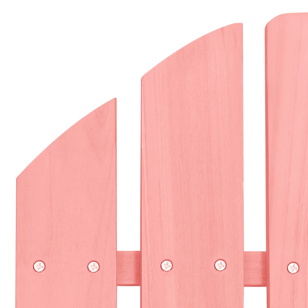 Adirondack-puutarhatuoli rahilla täysi kuusi pinkki - Sisustajankoti.fi