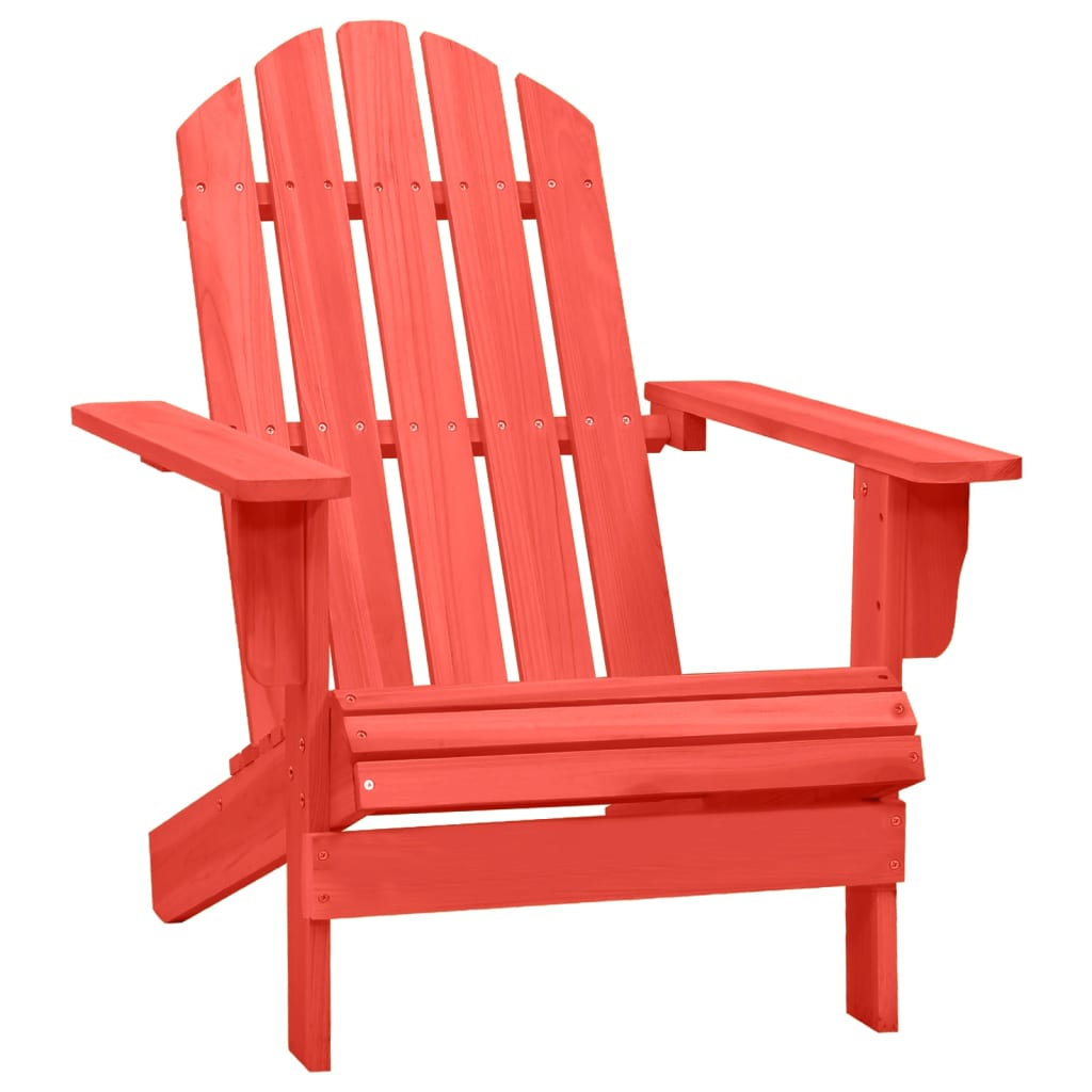 Adirondack-puutarhatuoli täysi kuusi punainen - Sisustajankoti.fi