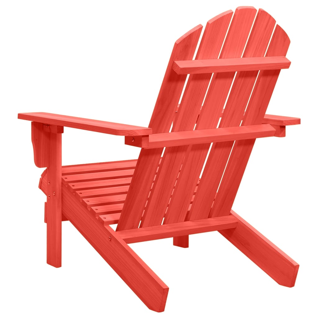Adirondack-puutarhatuoli täysi kuusi punainen - Sisustajankoti.fi