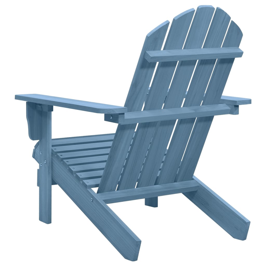 Adirondack-puutarhatuoli täysi kuusi sininen - Sisustajankoti.fi