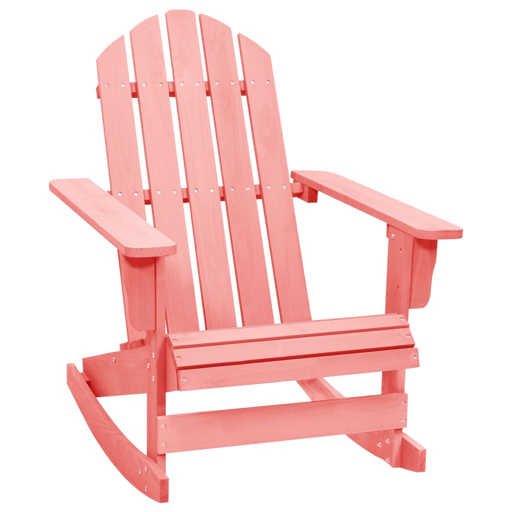 Adirondack-puutarhan keinutuoli täysi kuusi pinkki - Sisustajankoti.fi