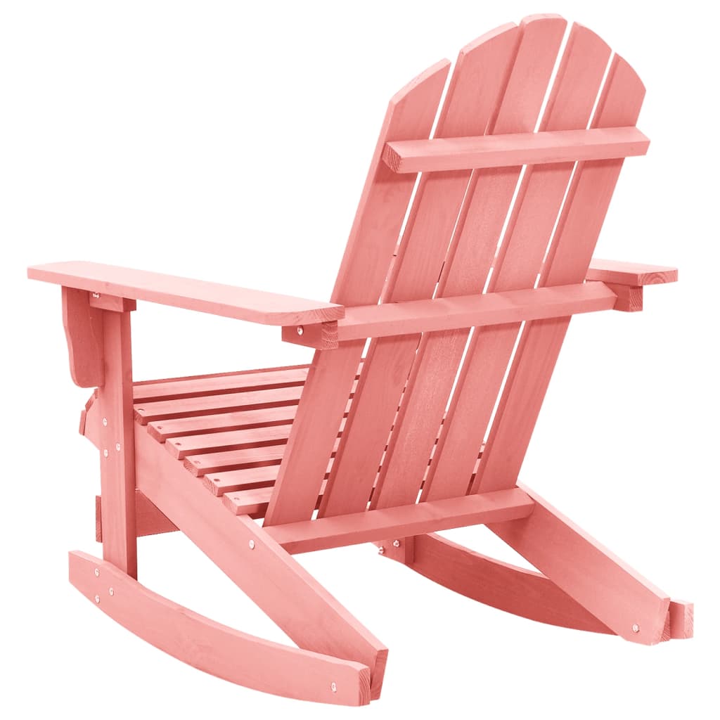 Adirondack-puutarhan keinutuoli täysi kuusi pinkki - Sisustajankoti.fi