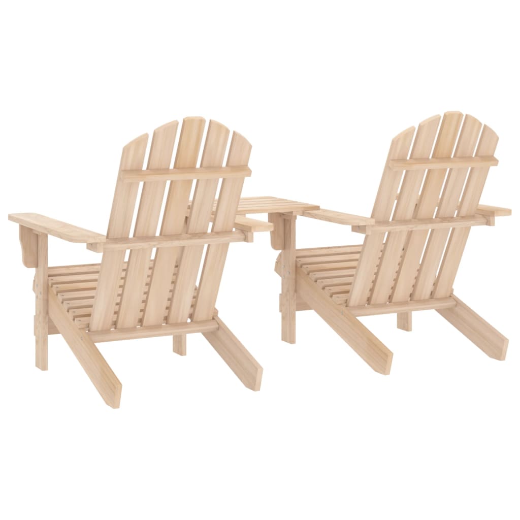 Adirondack-puutarhatuoli kahvipöydällä täysi kuusi - Sisustajankoti.fi