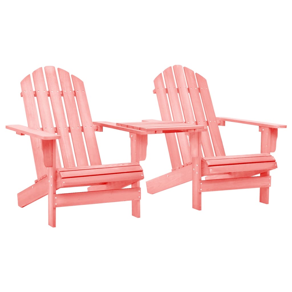 Adirondack-puutarhatuoli täysi kuusi pinkki - Sisustajankoti.fi