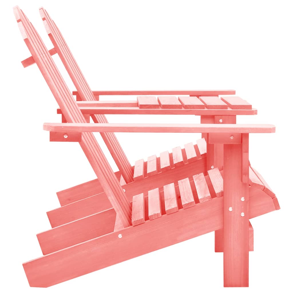 Adirondack-puutarhatuoli täysi kuusi pinkki - Sisustajankoti.fi