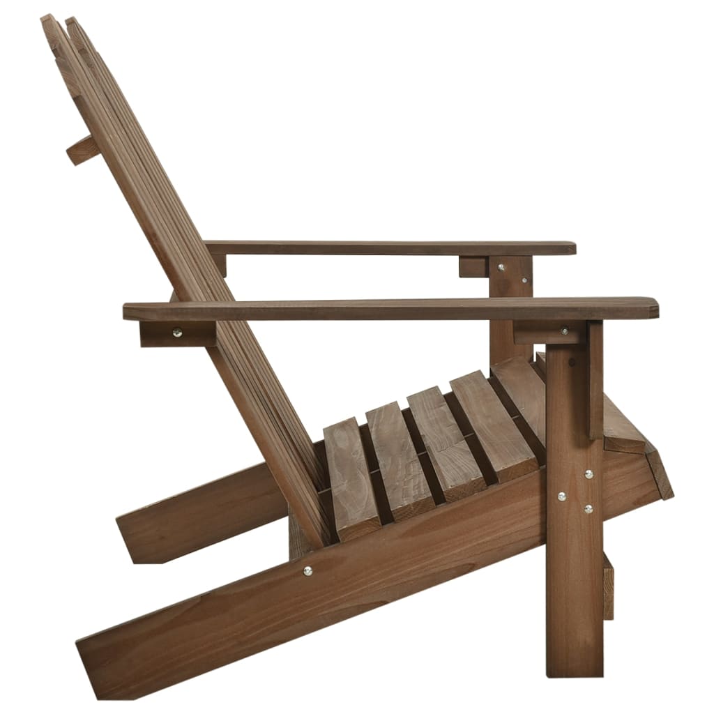 2-istuttava Adirondack-puutarhatuoli täysi kuusi ruskea - Sisustajankoti.fi