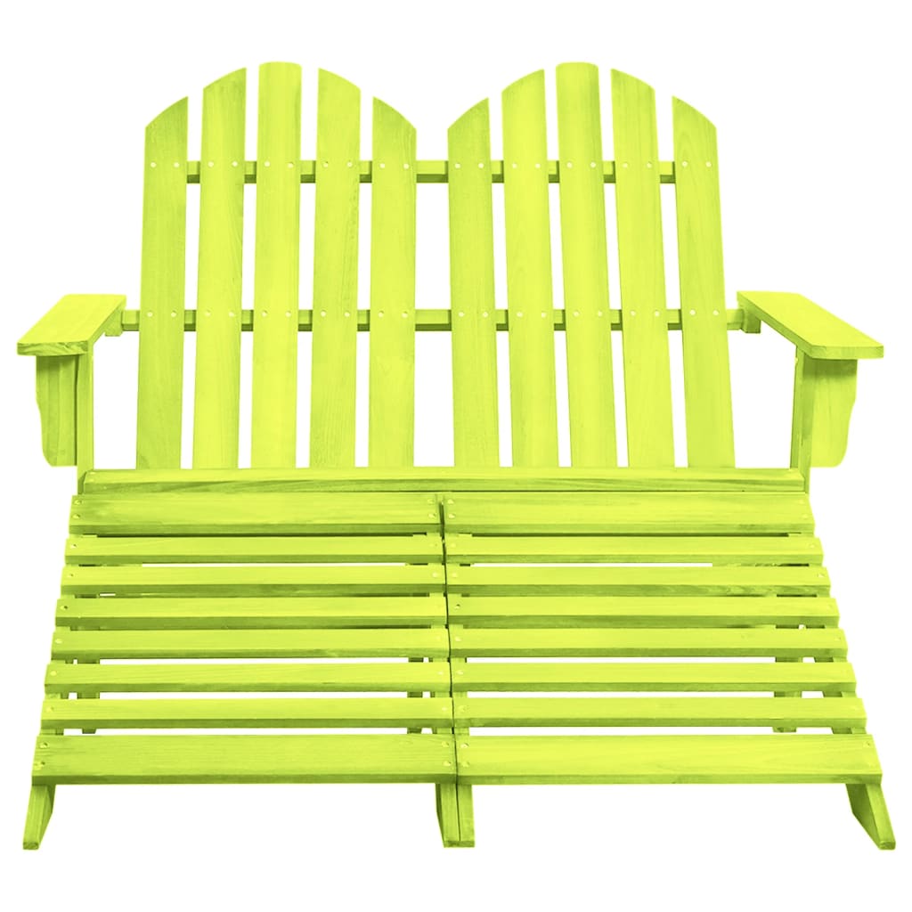 2-istuttava Adirondack-puutarhatuoli/rahi kuusi vihreä - Sisustajankoti.fi