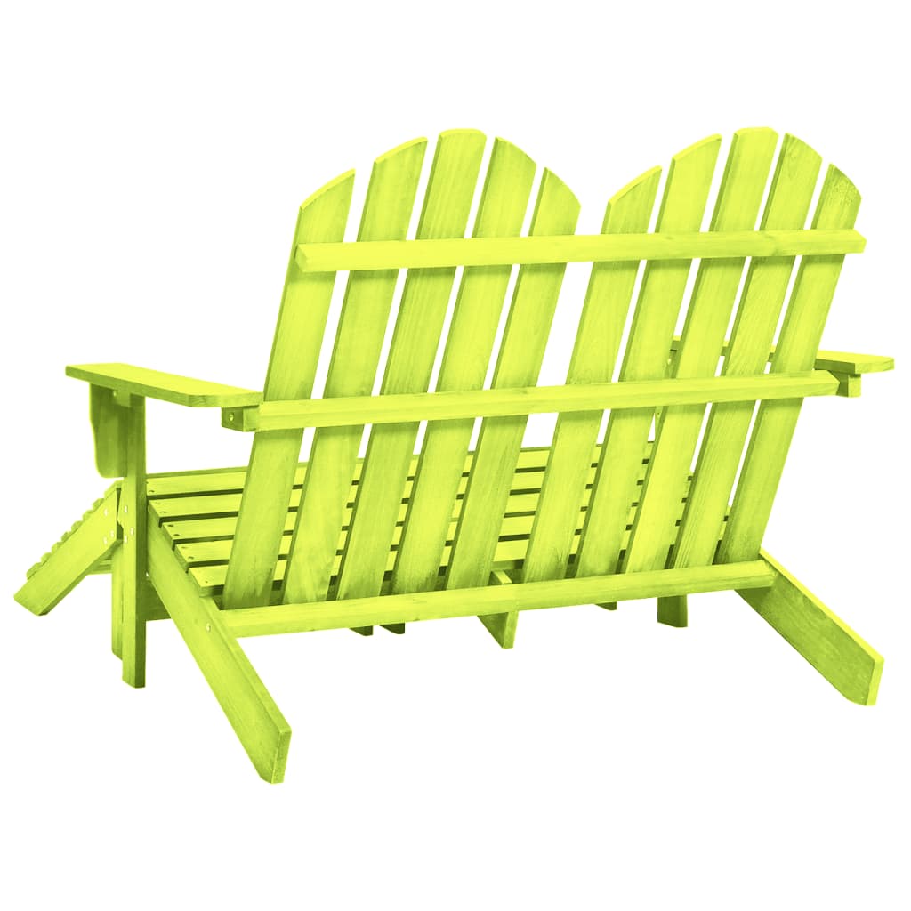 2-istuttava Adirondack-puutarhatuoli/rahi kuusi vihreä - Sisustajankoti.fi
