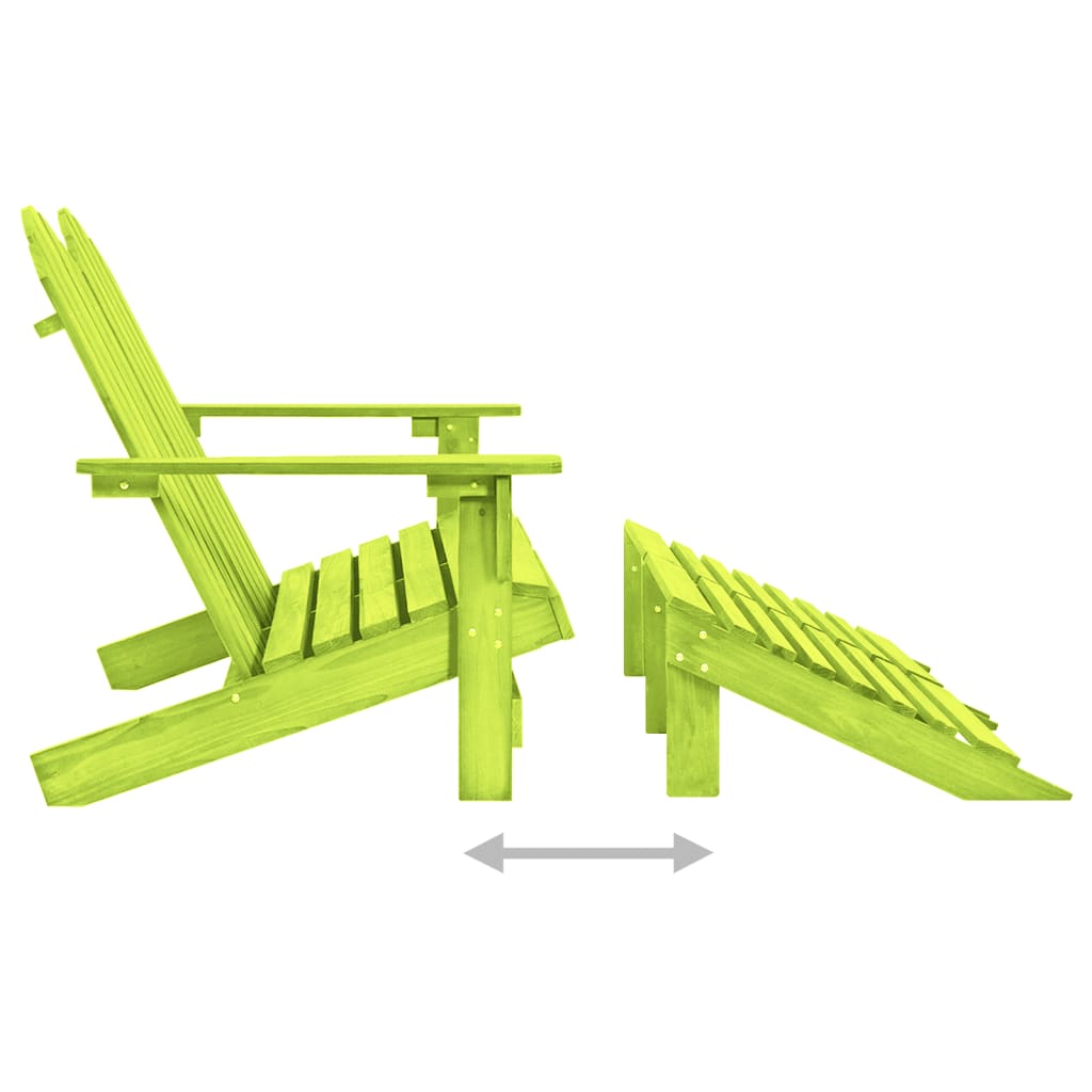 2-istuttava Adirondack-puutarhatuoli/rahi kuusi vihreä - Sisustajankoti.fi
