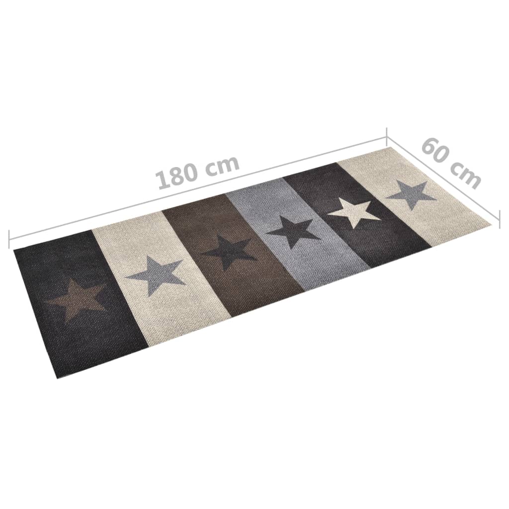 Keittiön pestävä lattiamatto Stars 60x180 cm - Sisustajankoti.fi