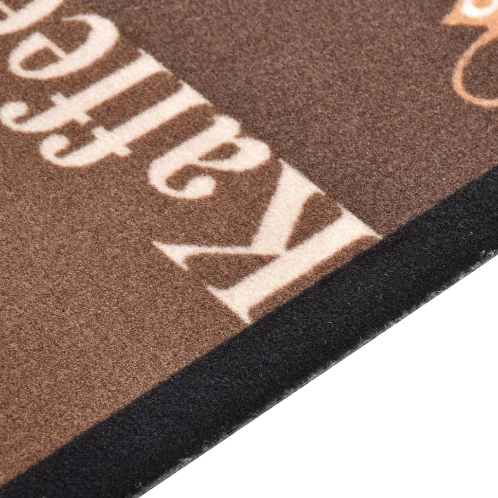 Keittiön pestävä lattiamatto Coffee ruskea 60x180 cm - Sisustajankoti.fi