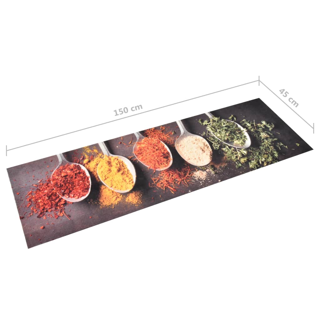 Keittiön pestävä lattiamatto Spoons 45x150 cm - Sisustajankoti.fi