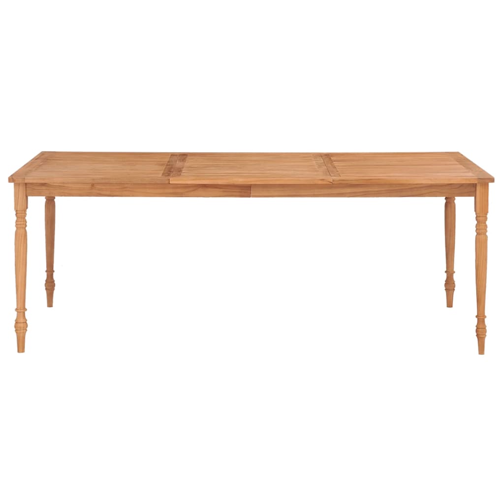 Batavia pöytä 200x100x75 cm täysi tiikki - Sisustajankoti.fi