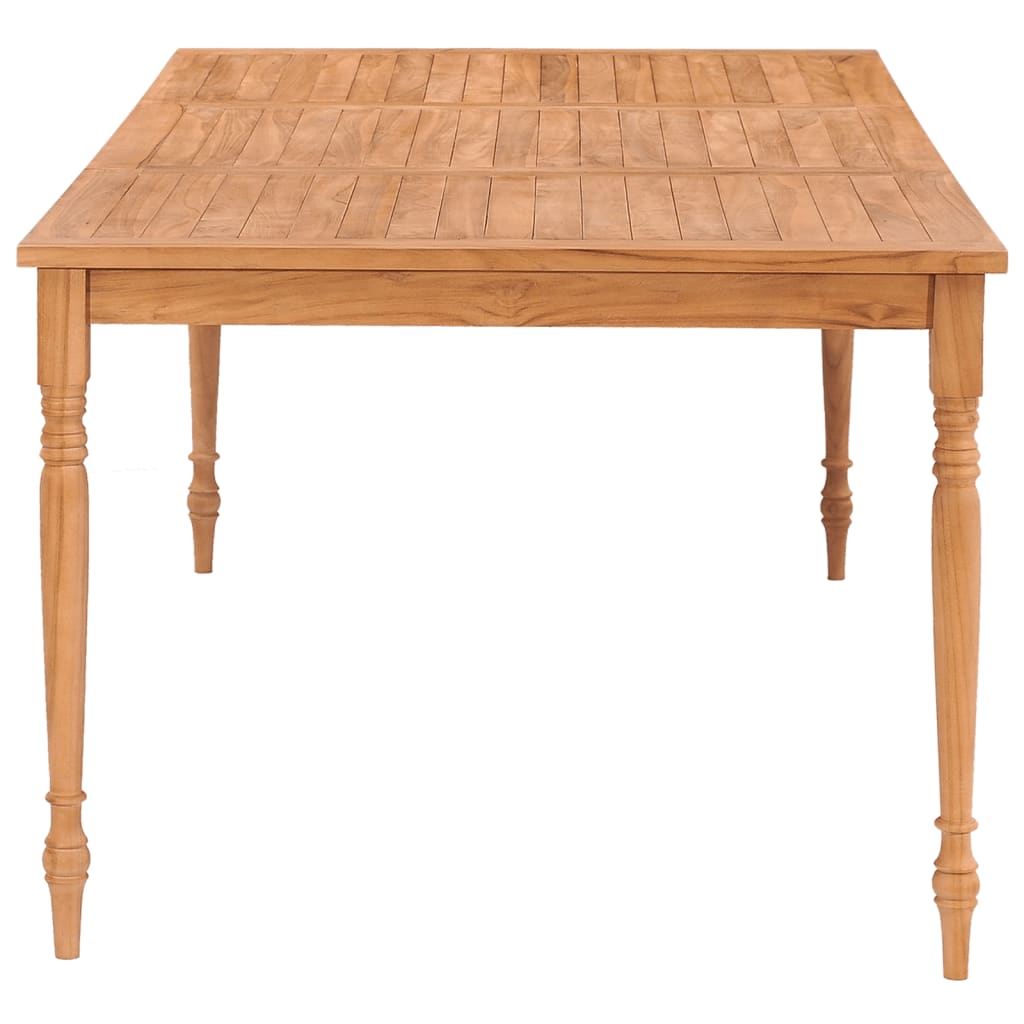 Batavia pöytä 200x100x75 cm täysi tiikki - Sisustajankoti.fi
