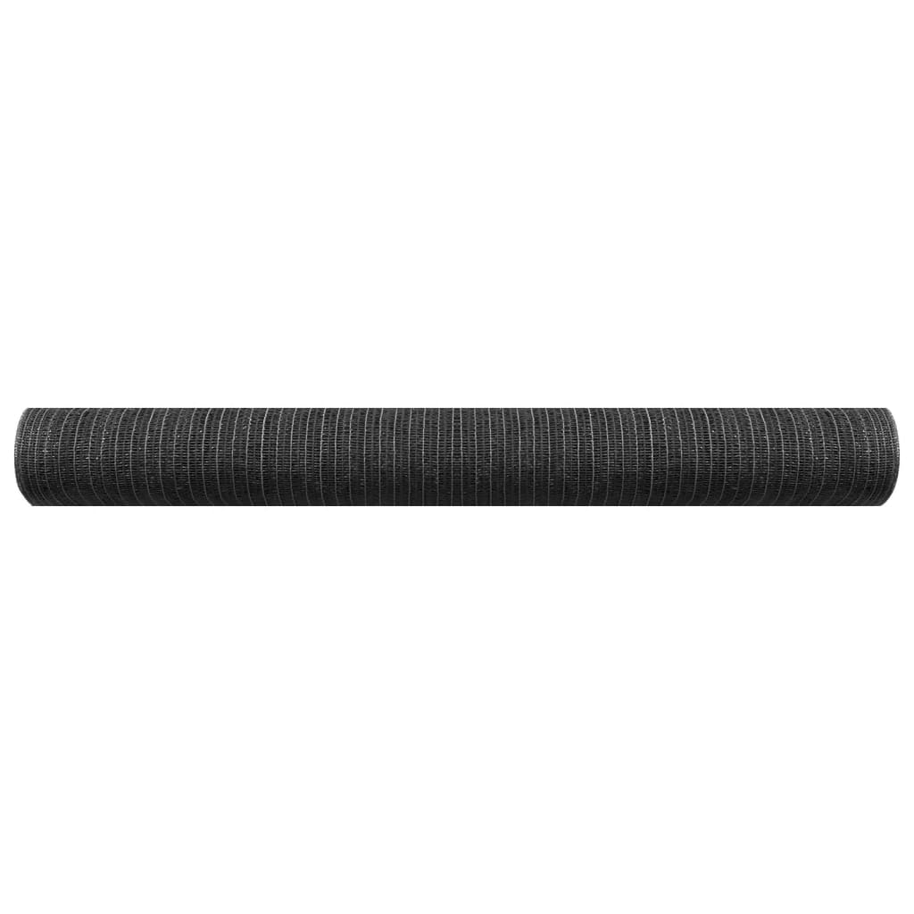 Näkösuoja antrasiitti 3,6x25 m HDPE 75 g/m² - Sisustajankoti.fi