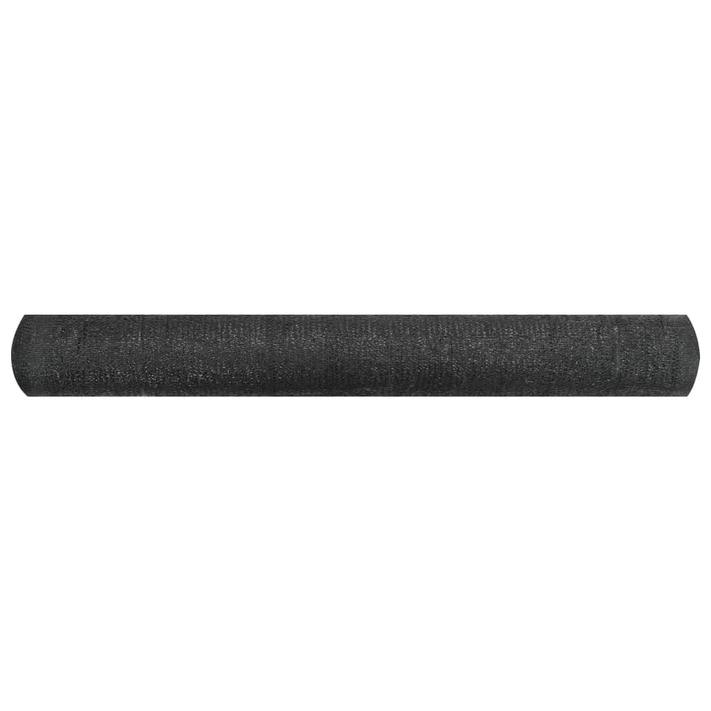 Näkösuoja musta 1,8x25 m HDPE 150 g/m² - Sisustajankoti.fi
