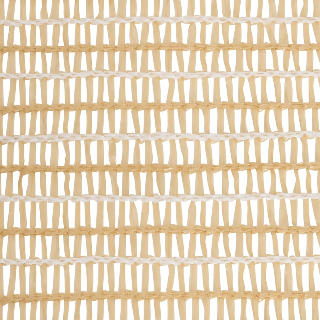 Näkösuoja beige 2x50 m HDPE 75 g/m² - Sisustajankoti.fi