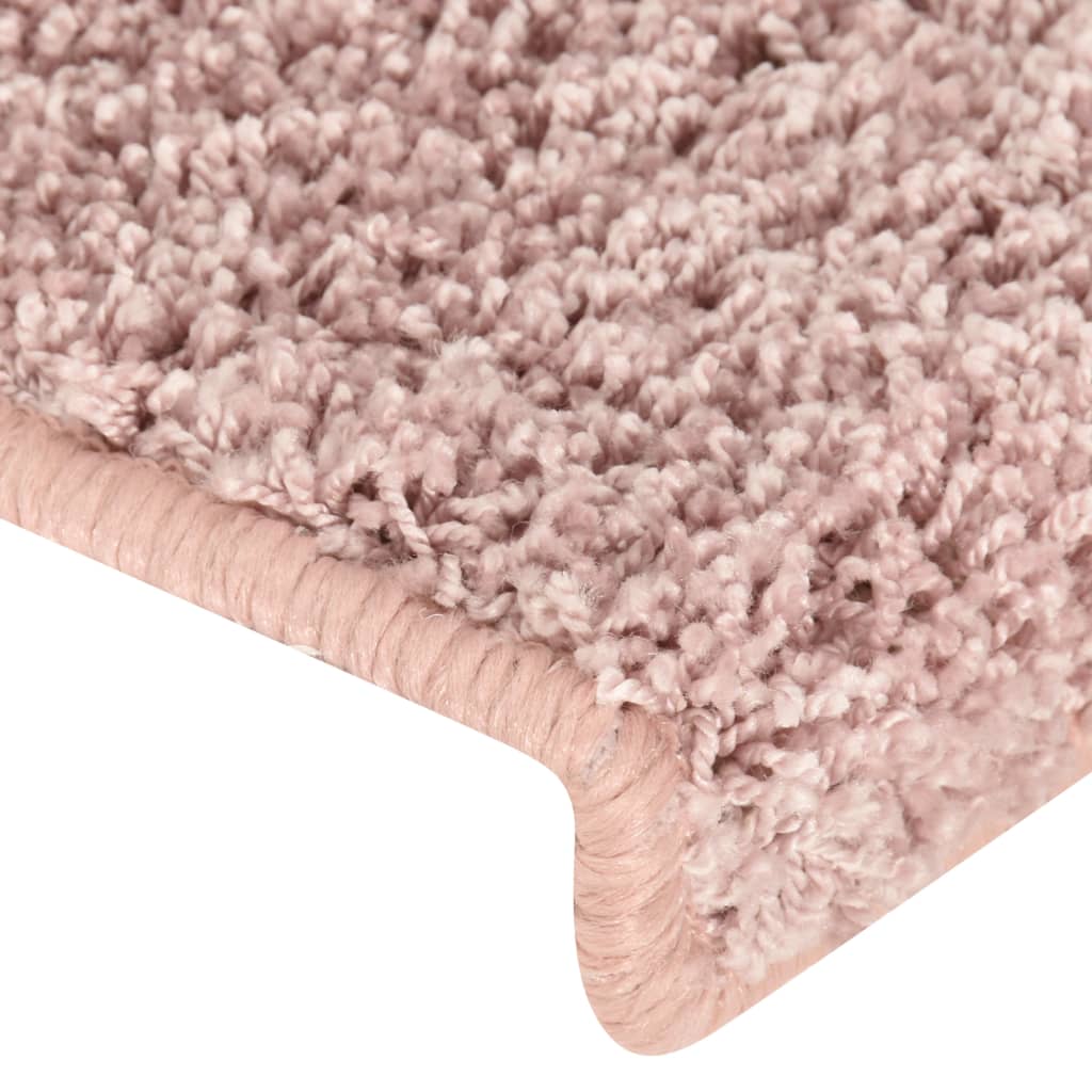 Porrasmatot 15 kpl 65x25 cm valkoinen ja pinkki - Sisustajankoti.fi